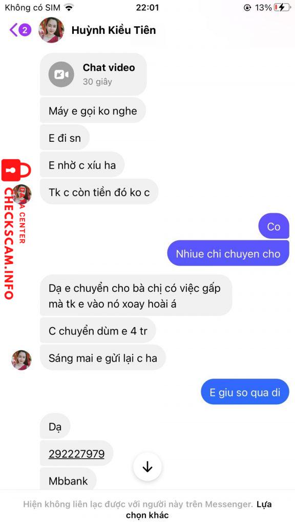 Evidência contra NGUYEN THI MY HIEN