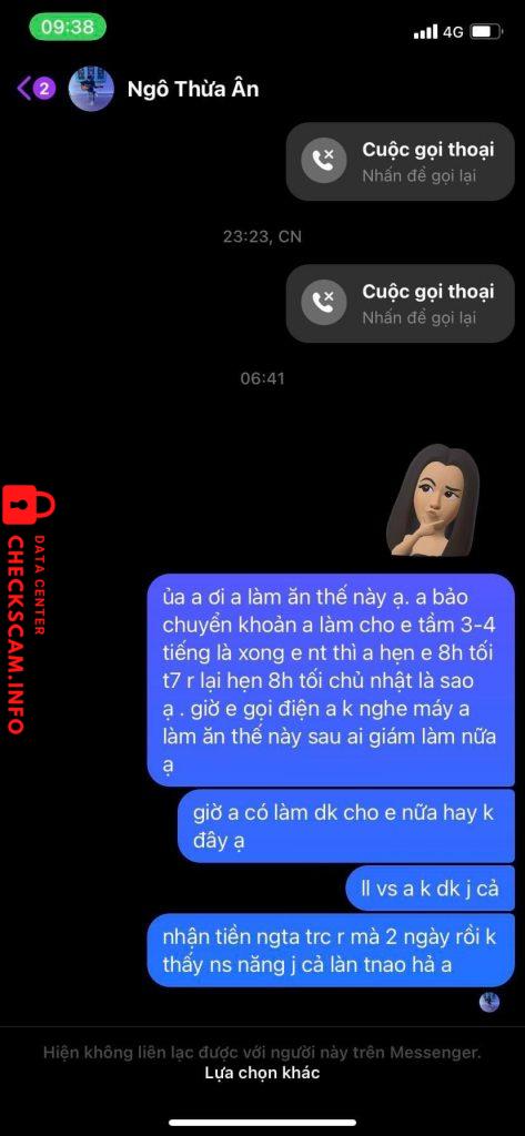 Evidência contra Lê Ngọc Huy