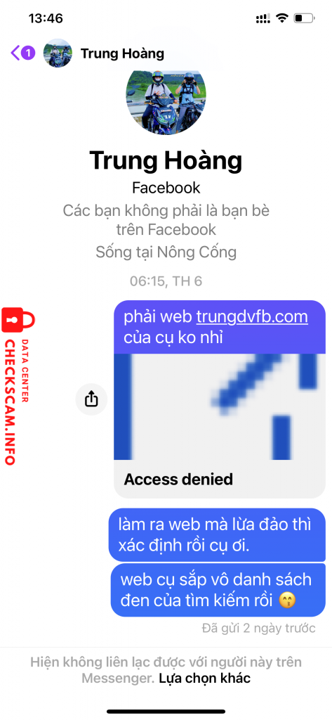 Evidência contra HOANG MINH TRUNG