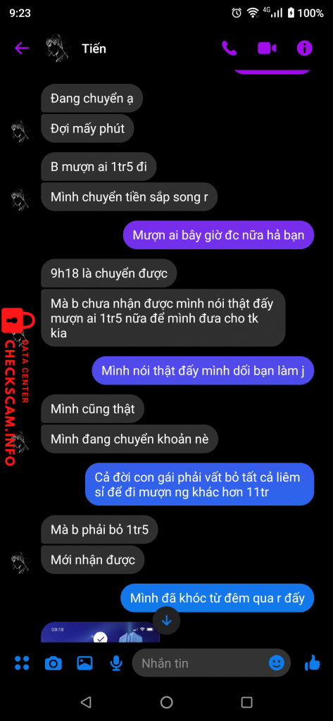 Evidência contra DUONG DINH TIEN