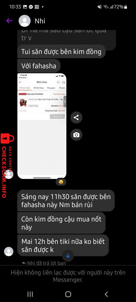 Evidência contra Nguyễn Thị My