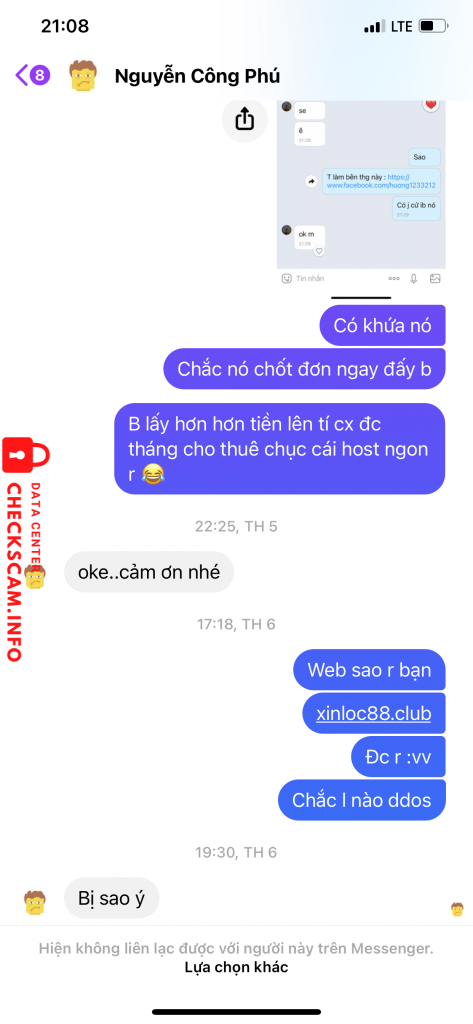 Evidência contra Nguyễn Công Phú