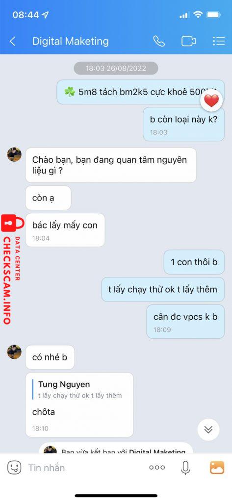 Evidência contra Be Van Nghi