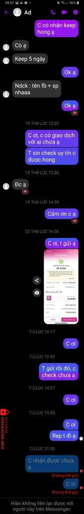 Evidência contra Mai Hồng Hân