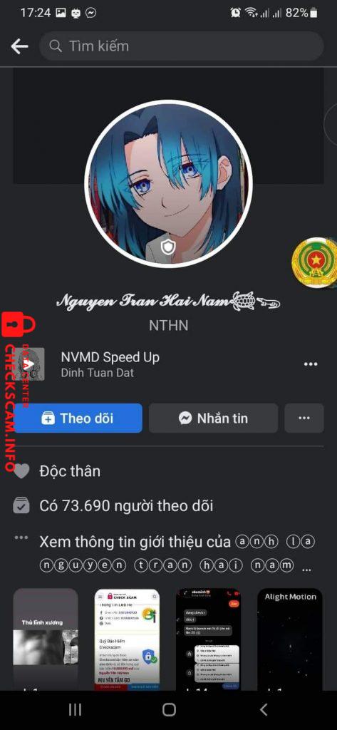 Evidência contra Nguyễn Trần Hải Nam