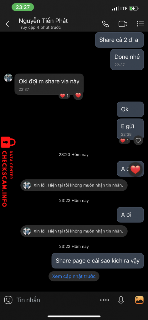 Evidência contra Nguen tien phat