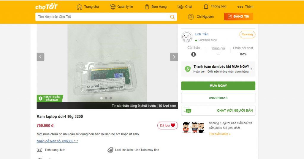 Evidência contra Trần Chí Linh