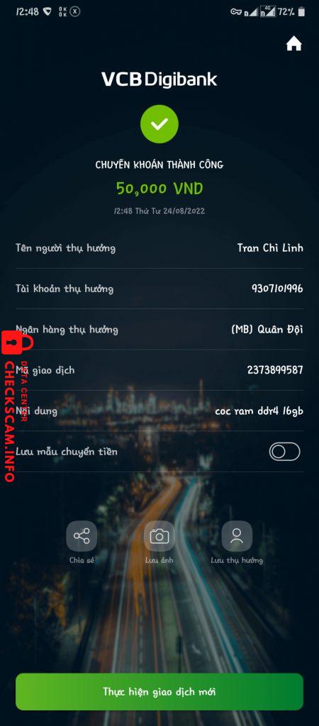 Evidência contra Trần Chí Linh