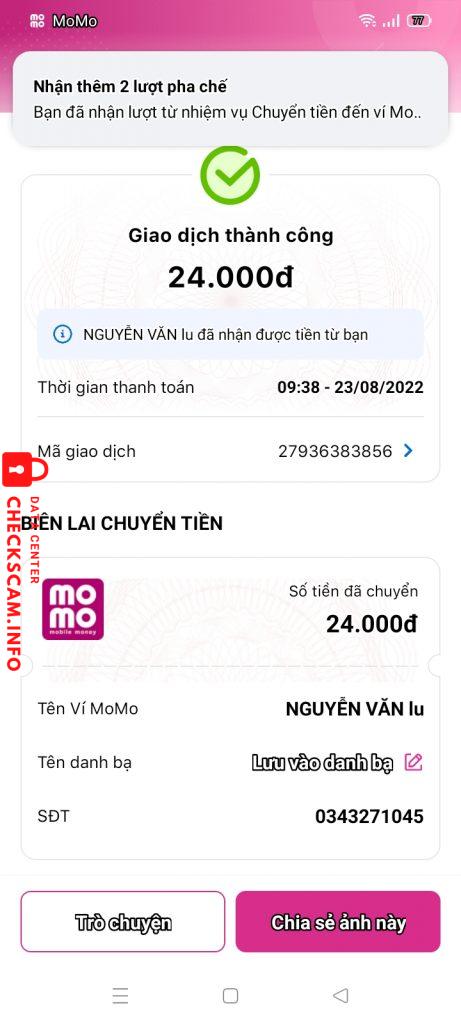 Evidência contra NGUYEN VAN Lu