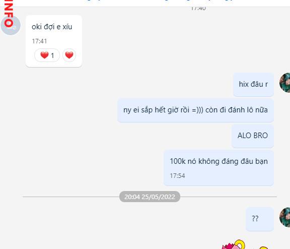 Evidência contra NGUYỄN HOÀI THƯƠNG