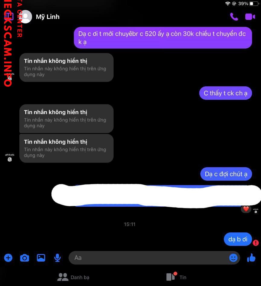 Evidência contra PHAM THI THANH DUONG