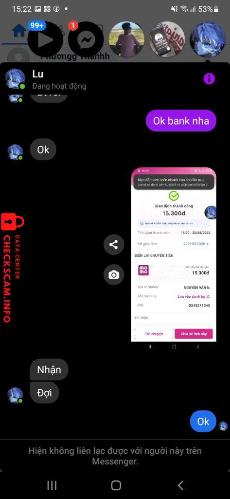 Evidência contra Nguyễn Văn Lu