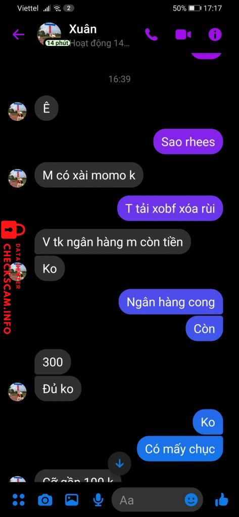 Evidência contra Lê Thị Phương