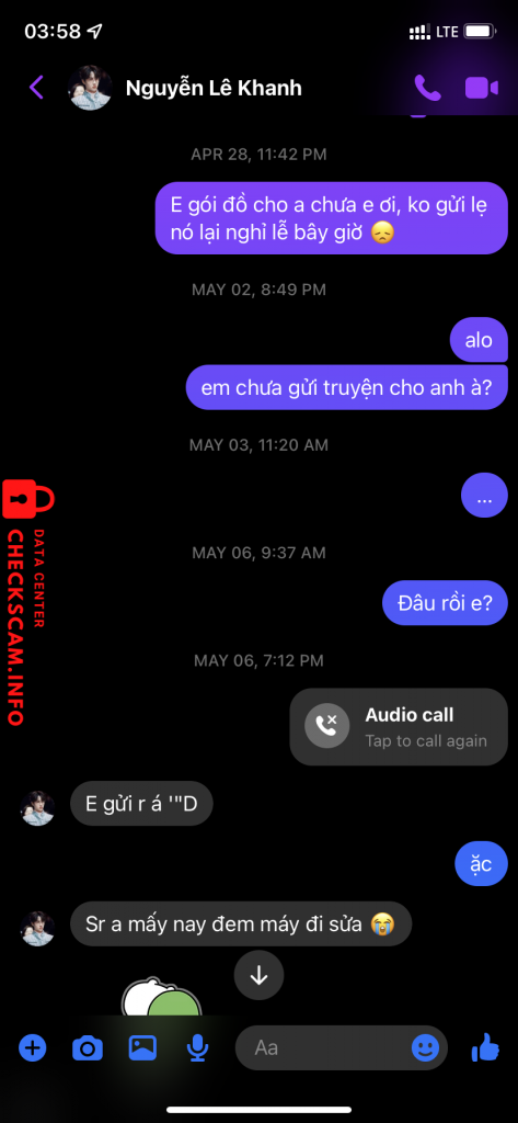 Evidência contra Nguyễn Lê Khanh