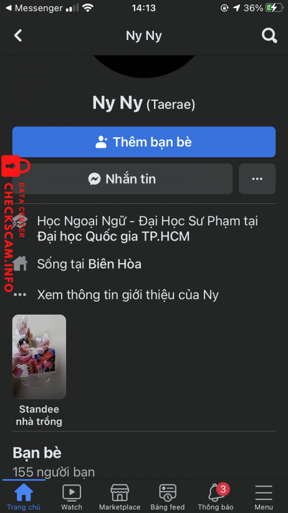 Evidência contra DO THI QUY