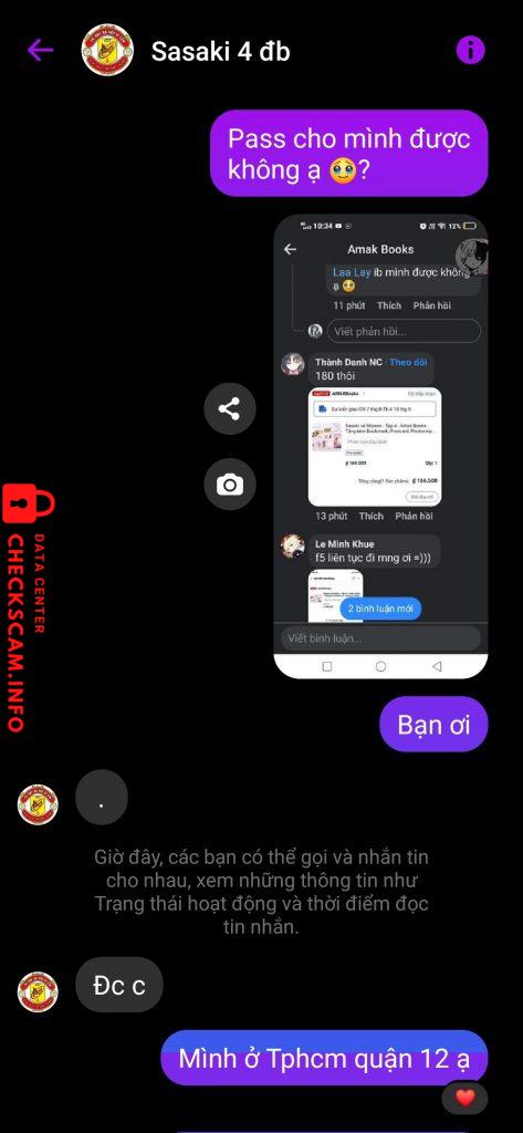 Evidência contra Thành Danh NC