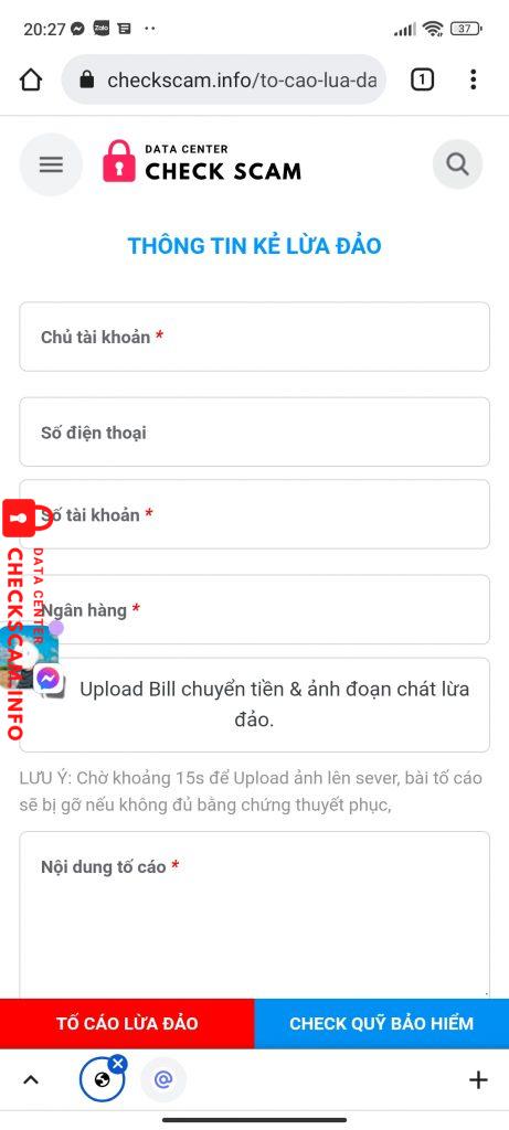 Evidência contra Nguyễn Lâm Duy Hiếu