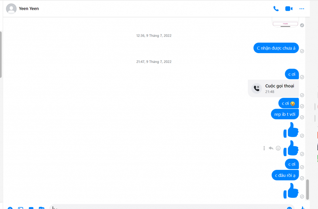 Evidência contra NGUYEN THI THUONG