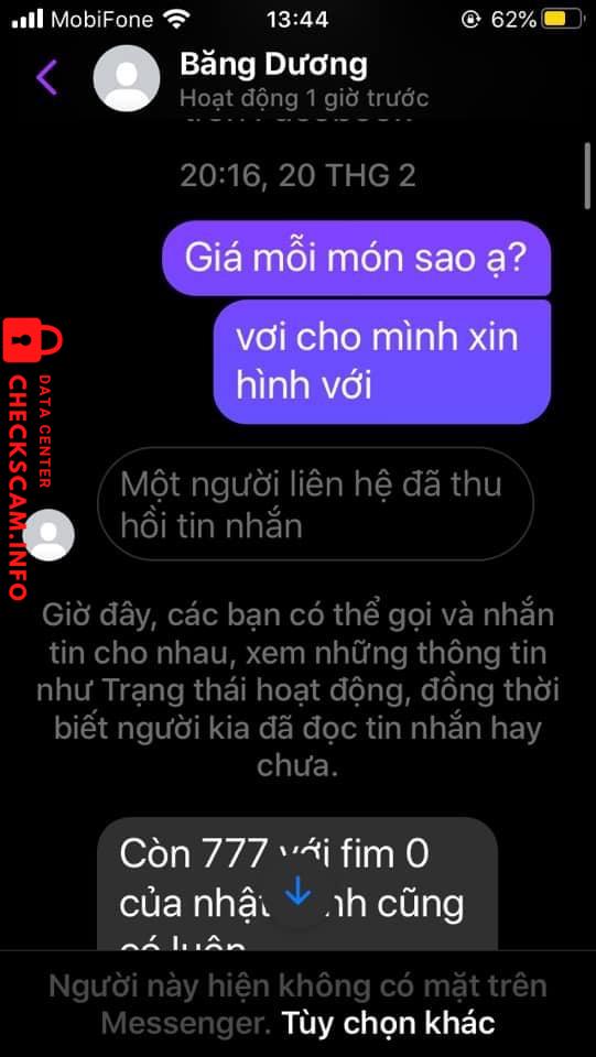 Evidência contra NGUYEN THI THUY DUONG
