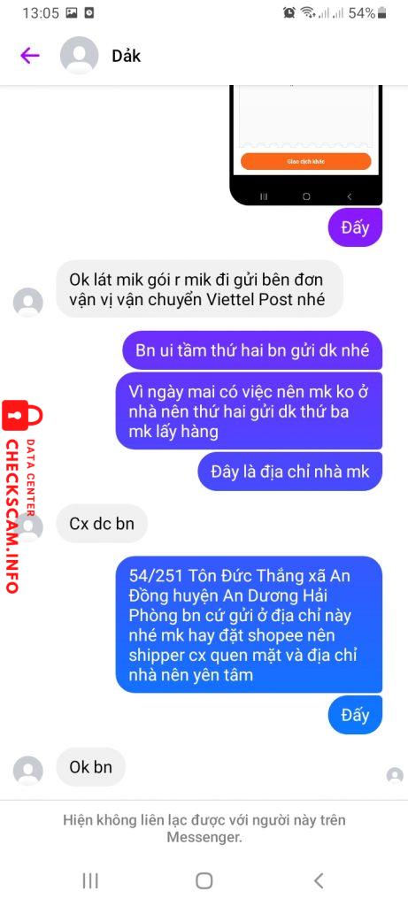 Evidência contra Nguyen Van Hung