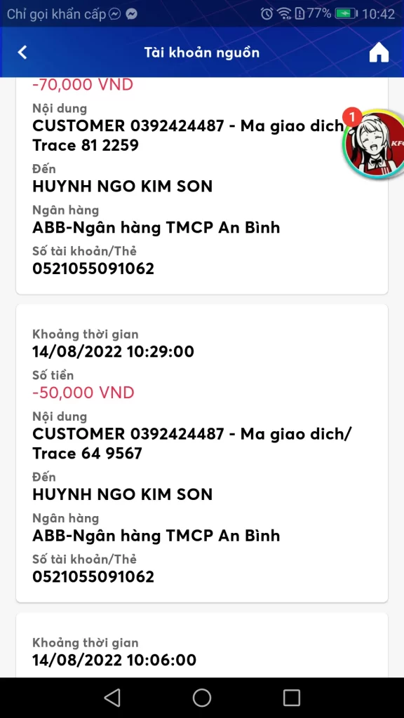 Bewijs tegen Tikivn558.com – Huynh Ngo Kim Son