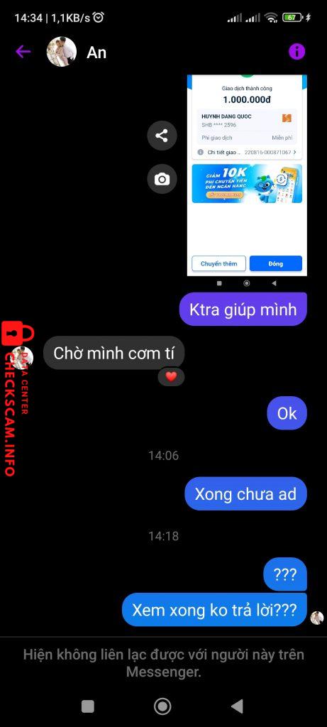 Bewijs tegen HUYNH DANG QUOC