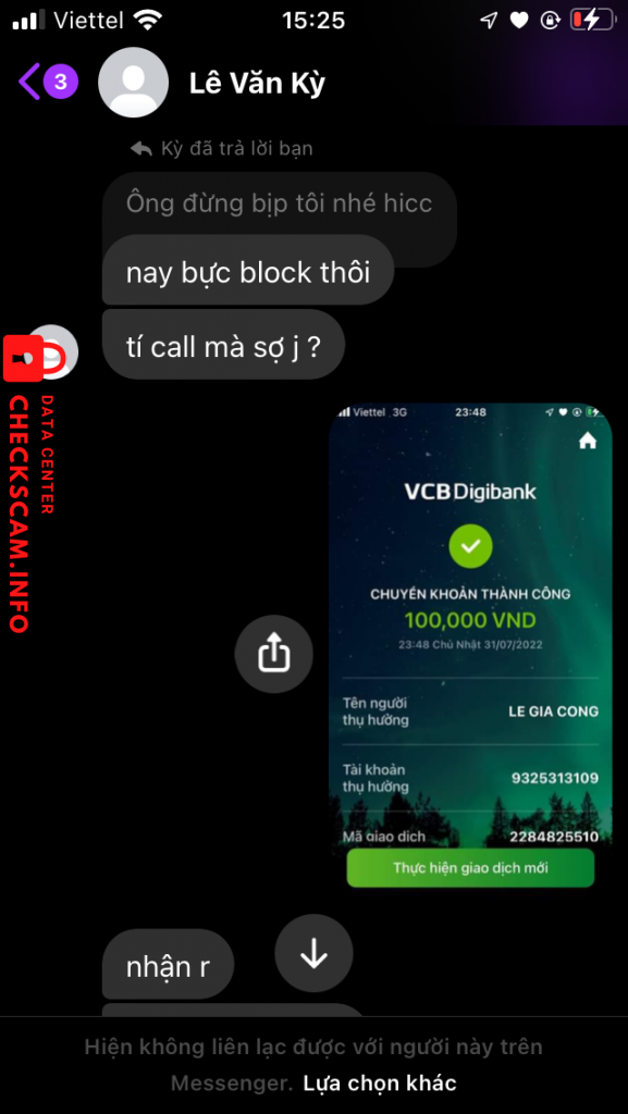 Bewijs tegen Lê Văn Kỳ