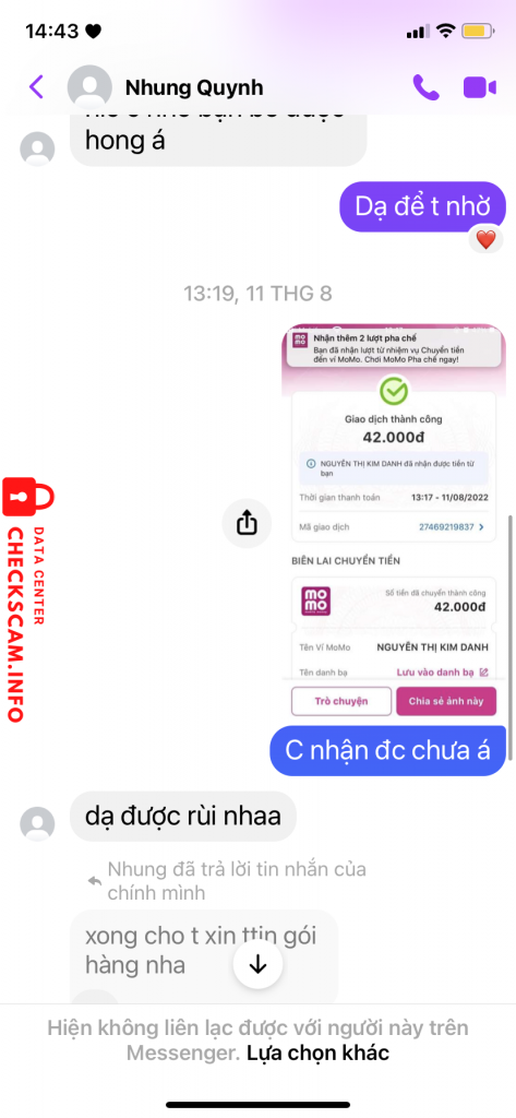 Bewijs tegen Nguyễn Thị Kim Danh