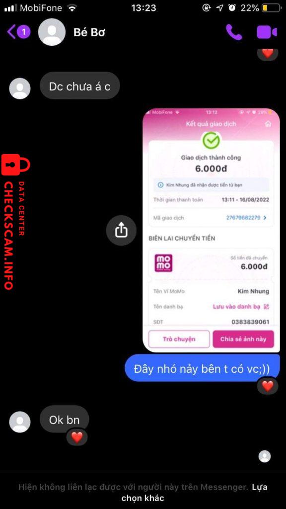 Bewijs tegen Kim Nhung