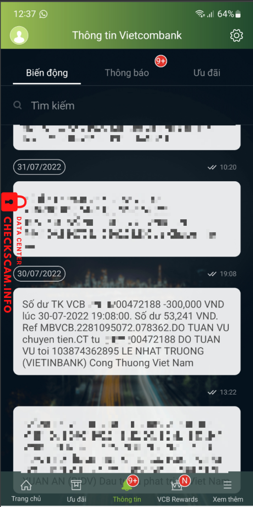 Bewijs tegen Le Nhat Truong