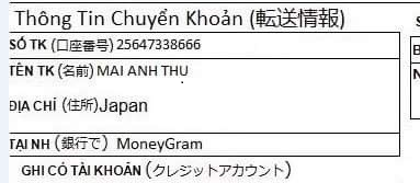 针对的证据 MAI ANH THU