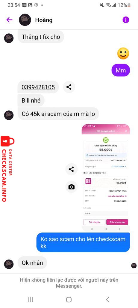 针对的证据 Nguyễn Văn Thức