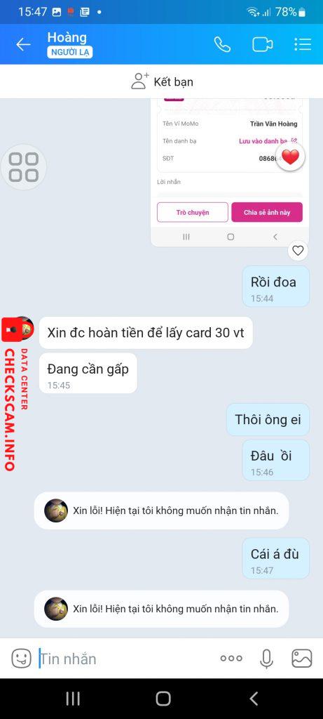 针对的证据 Trần văn hoangg