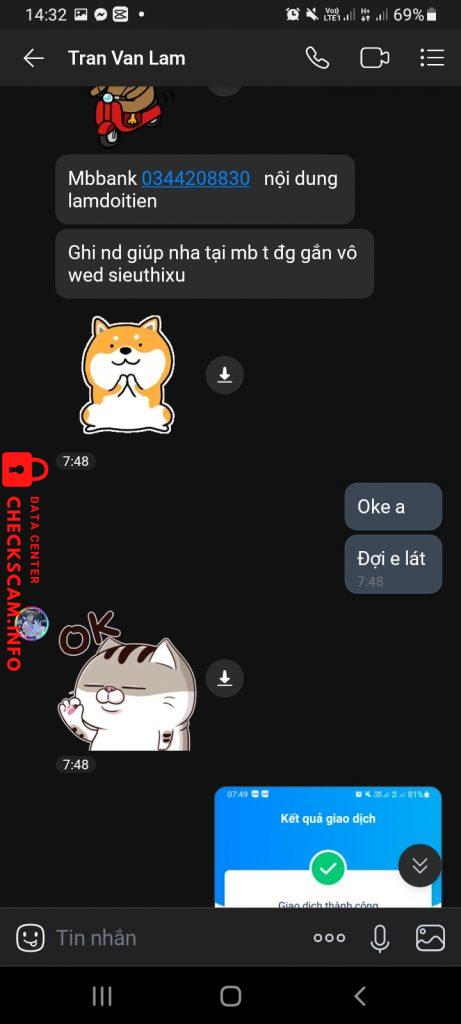 针对的证据 Trần Văn Lâm