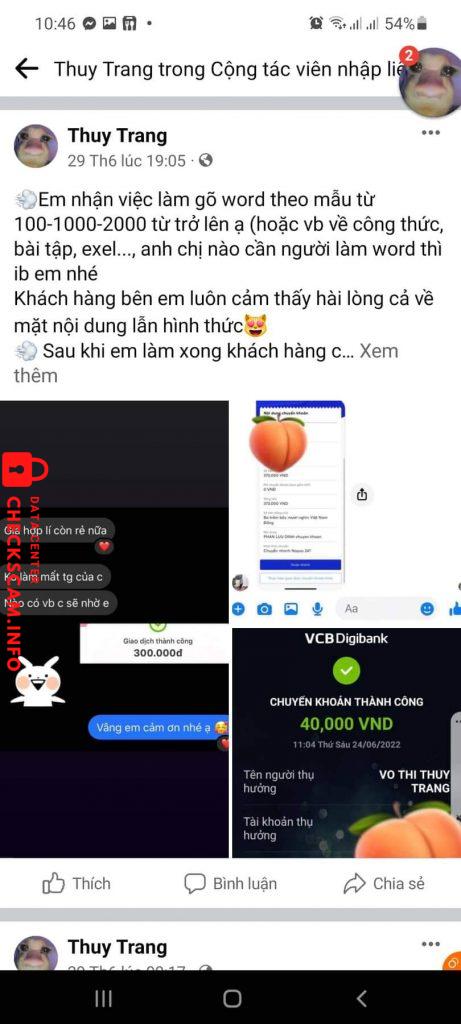 针对的证据 Lê thị minh như