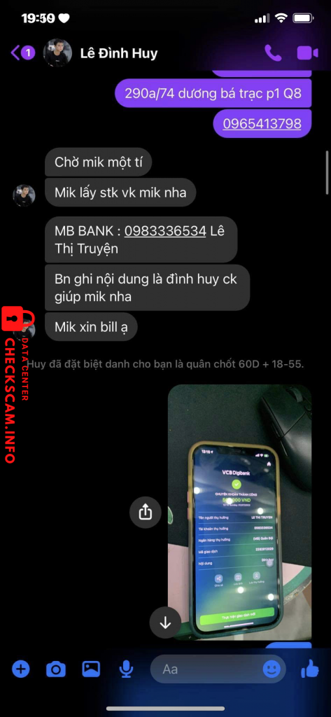 Preuves contre Le thi truyen