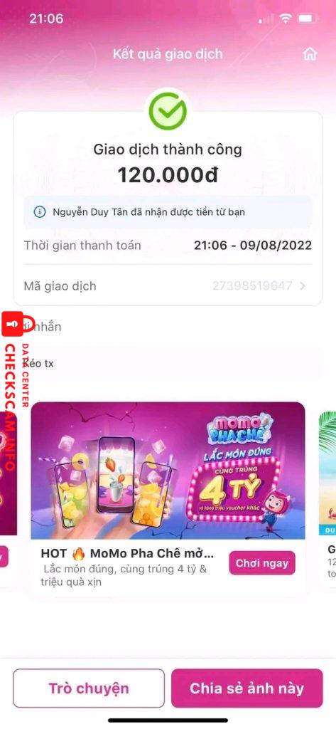 Preuves contre Nguyễn Duy Tân