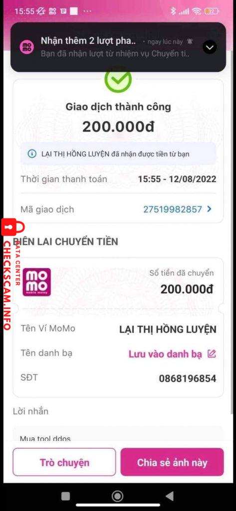 针对的证据 Phạm Hoàng Anh
