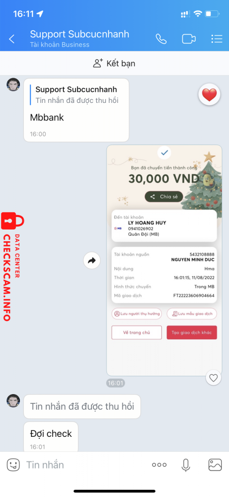 Bewijs tegen LY HOANG HUY