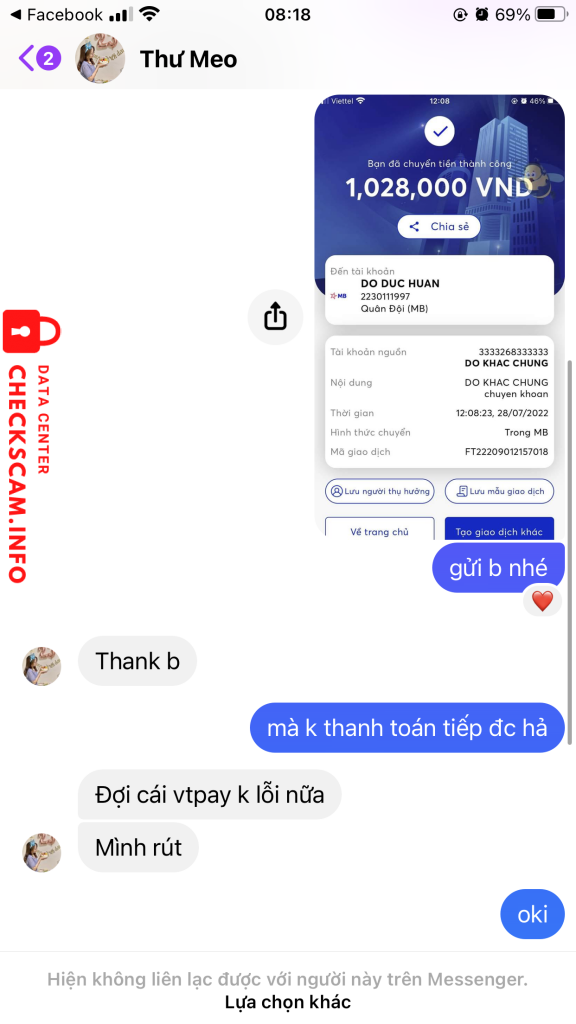 Ebidensya laban sa DO DUC HUAN