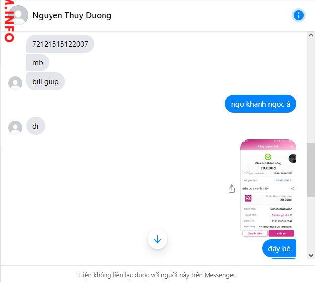 Ebidensya laban sa Ngo Khanh Ngoc