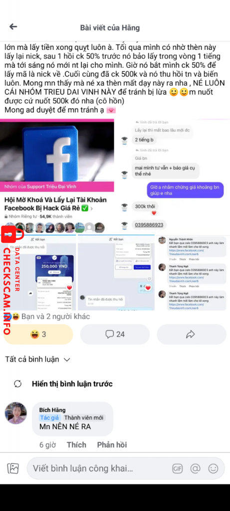 Ebidensya laban sa TRIEU DAI VINH