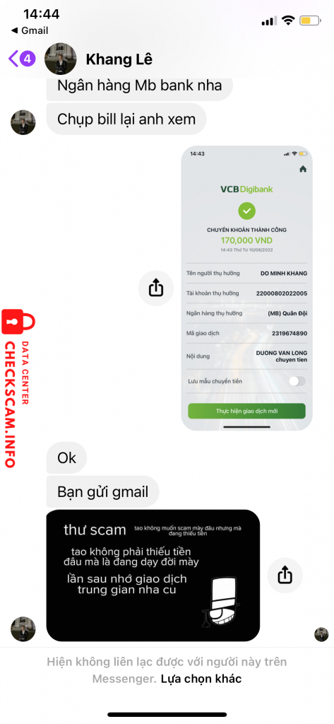 Ebidensya laban sa DO MINH KHANG
