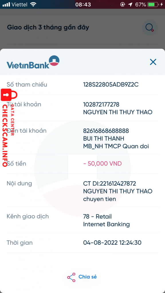 Ebidensya laban sa Bui Thi Thanh