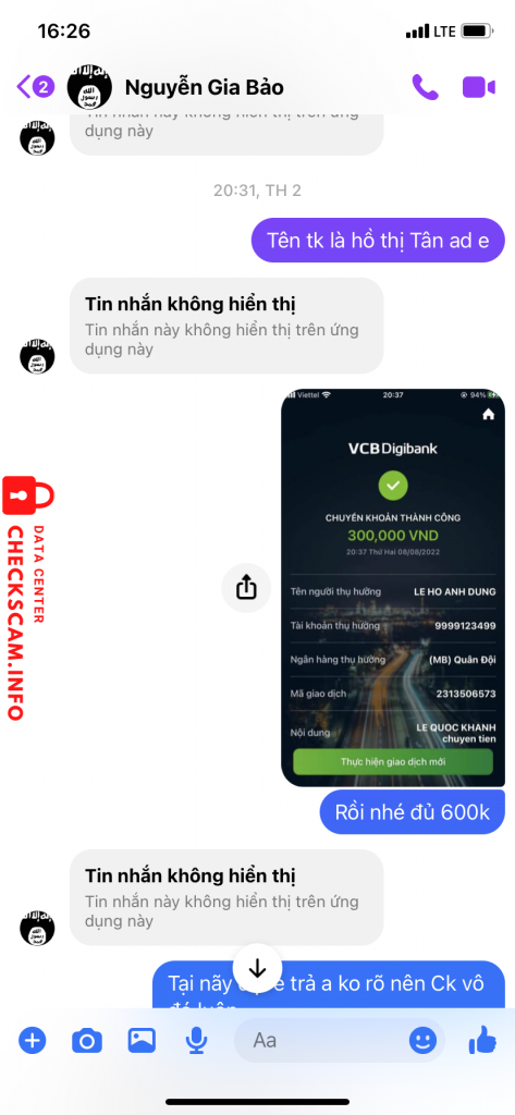 Ebidensya laban sa Lê hồ anh dũng
