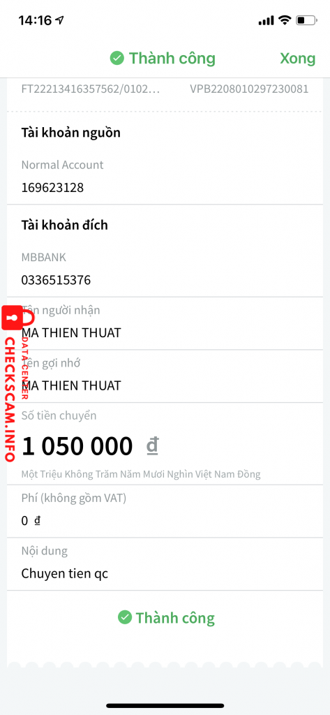 Ebidensya laban sa Mã Thiện Thuật