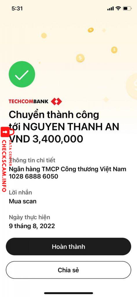 Ebidensya laban sa NGUYEN THANH AN