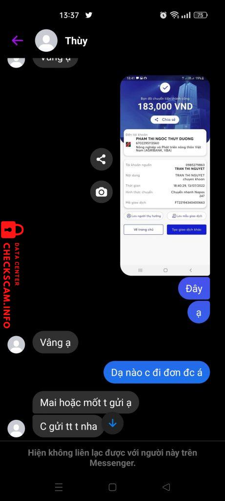 Ebidensya laban sa PHAM THI NGOC THUY DUONG
