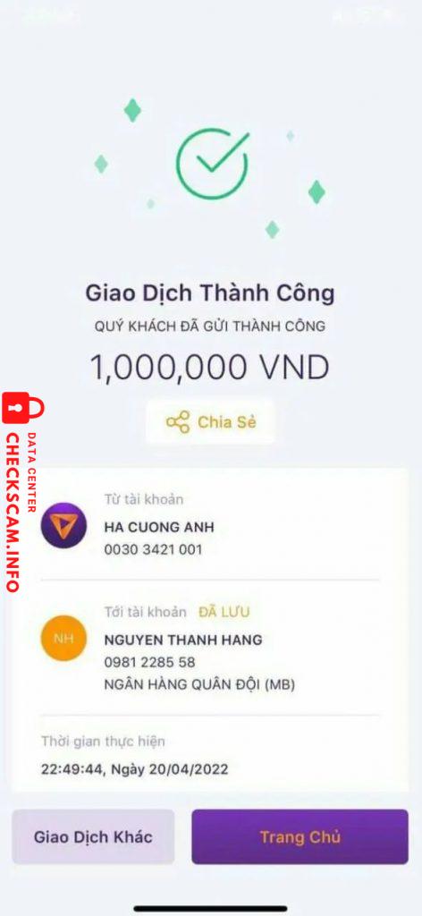 Ebidensya laban sa DAO VAN MANH