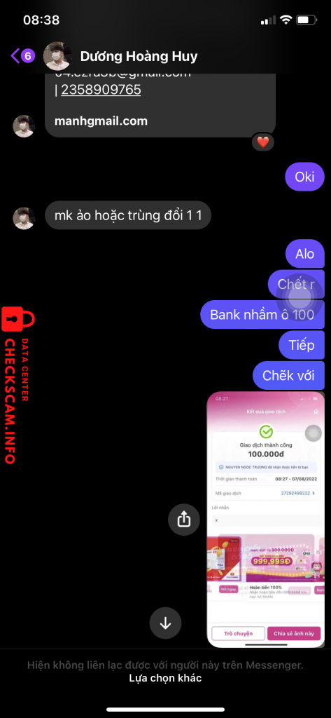 Ebidensya laban sa Nguyen Ngoc Truong